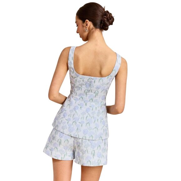 NWT Commense Floral Jacquard Vest Size Large L - Picture 4 of 6